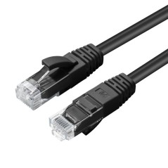 MicroConnect U/UTP CAT6 30M Black LSZH