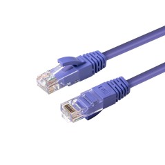 MicroConnect U/UTP CAT6 1M Purple LSZH