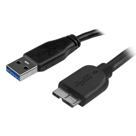 Køb StarTech.com 20cm SLIM USB 3.0 Micro B Kabel - Effektivt og Holdbart (USB3AUB50CM)