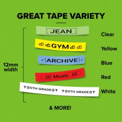 DYMO LT Plastictape (S0721660) - Holdbar og nem at bruge labeltape