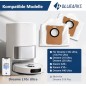 Xiaomi X20/X10 og Dreame Støvposer til Robotstøvsuger 10 stk. 2,5L – Bluearks