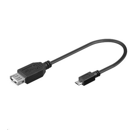 Robust MicroConnect USB A-B Micro F-M 0,20m Kabel - USBABMICRO2