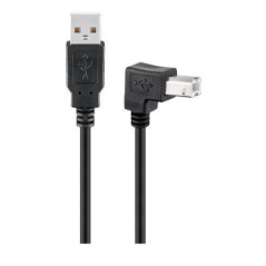 MicroConnect USB2.0 A-B 1.8m M-M, Black