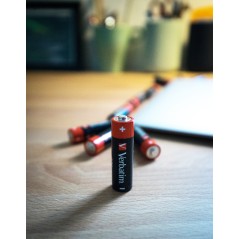 Verbatim Alkaline Battery AA 10 Pack - Højtydende og Langvarig Strøm - Varenummer 49875