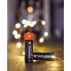 Verbatim Alkaline Battery AA 10 Pack - Højtydende og Langvarig Strøm - Varenummer 49875