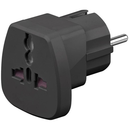 Universal Rejseadapter Sort - MicroConnect | PETRAVEL-B - Den Perfekte Rejseledsager