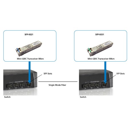 LevelOne 1.25G SMF BIDI SFP TRANSCEIVER