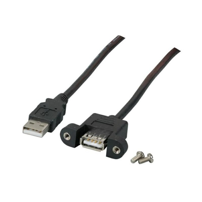 MicroConnect USB2.0 Extension A-A M-F 1,8m