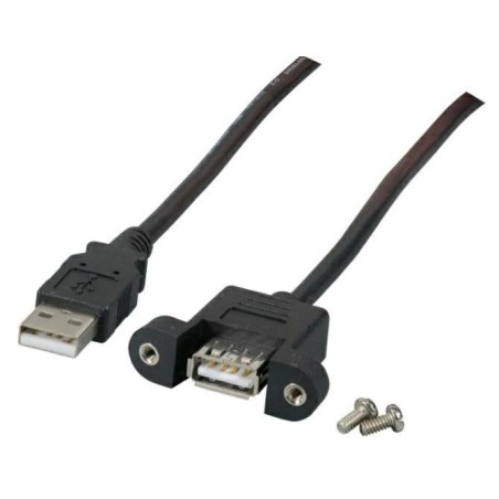 MicroConnect USB20 Extension A-A M-F 0.5m - Høj Kvalitet & Pålidelig USB Forlængerkabel