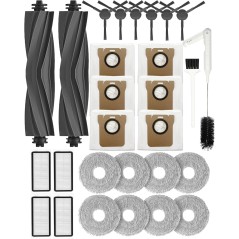 Dreame L20 Ultra / S20 Ultra Tilbehørssæt 28 stk. – Komplet Reservedelssæt