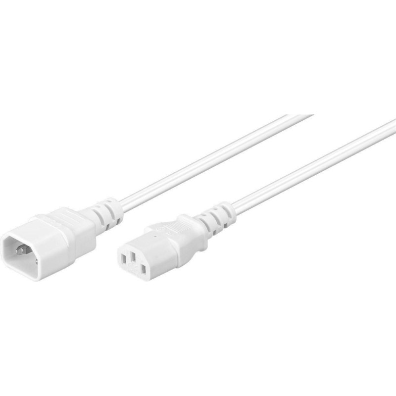 MicroConnect Power Cord C13 - C14 1m White MicroConnect Power Cord C13 - C14 1m White