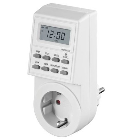 "MicroConnect Digital Day Week Timer Clock - Effektiv Tidsstyring | GRUTIMER1"
