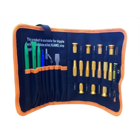 CoreParts 17 in 1 Opening Tool Set - Det Ultimative Værktøjssæt til Professionel Reparation - MSPP74417