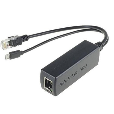 MicroConnect PoE Splitter 5V 2.4A - Optimal Strømforsyning og Maksimal Effektivitet