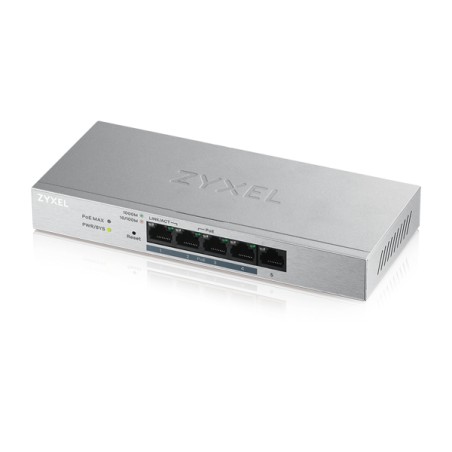 Stabil og Lynhurtig Zyxel GS1200-5HP 5 Port Gigabit Switch - Effektiv Netværksløsning