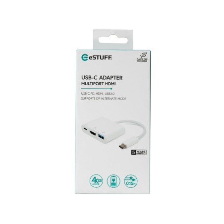 eSTUFF USB-C AV Multiport Hub USB-C