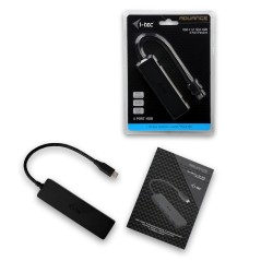 i-tec USB-C SLIM PASSIVE HUB 4 - Kompakt og Effektiv Tilslutning | C31HUB404