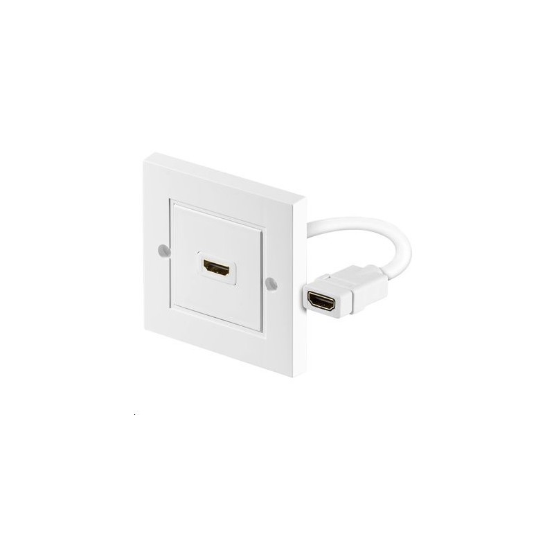 MicroConnect HDMI wall socket 1 port white MicroConnect HDMI wall socket 1 port white