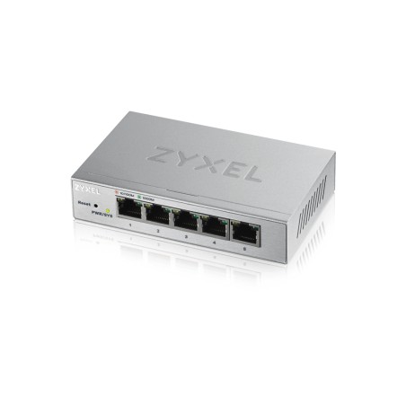 "Zyxel GS1200-5 5 Port Gigabit Switch - Hurtig, Stabil og Effektiv Netværksløsning (GS1200-5-EU0101F)"