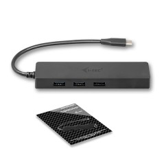 i-tec USB-C SLIM HUB GLAN Advance (C31GL3SLIM) - Alsidig, Slank og Kraftfuld Hub