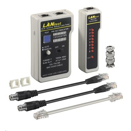 MicroConnect Network Cable Tester Set - Professionel Netværkstestning - Varenr: CAB-TEST4