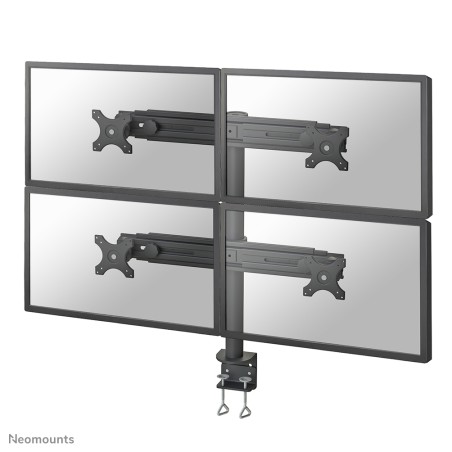Neomounts TiltTurnRotate Quad Desk - FPMA-D700D4 | Ergonomisk og Justerbar Skræmarmløsning til Din Arbejdsplads