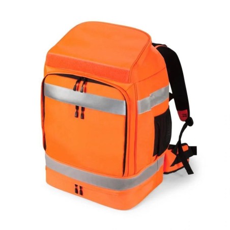 Stor Dicota Backpack HI-VIS 65 liter - Perfekt til synlig og sikker opbevaring (Varenr: P20471-08)