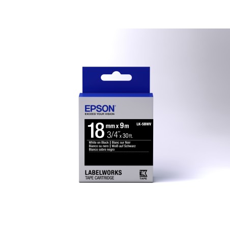Epson TAPE - LK5BWV VIVID WH/BLK