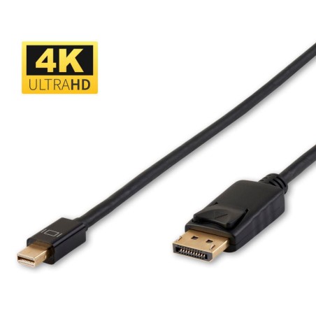"MicroConnect DP-MMG-050MB – Premium 4K Mini Displayport til HDMI Adapter"