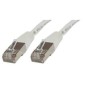 MicroConnect F/UTP CAT5e 1m White PVC