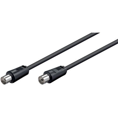 MicroConnect Coax M-F 15m Black 75 Ohm - Høj kvalitet og pålidelig forbindelse | COAX015