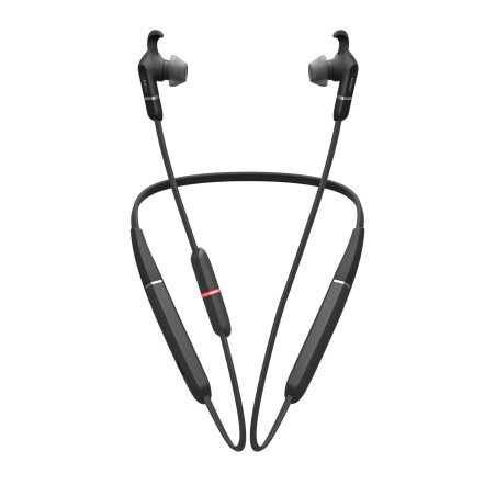 Jabra Evolve 65e MS inkl. LINK 370 - Trådløse Høretelefoner til Professionelle med Støjreduktion og Optimal Komfort (Varenr. 659