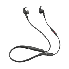 Jabra Evolve 65e MS inkl. LINK 370 - Trådløse Høretelefoner til Professionelle med Støjreduktion og Optimal Komfort (Varenr. 659