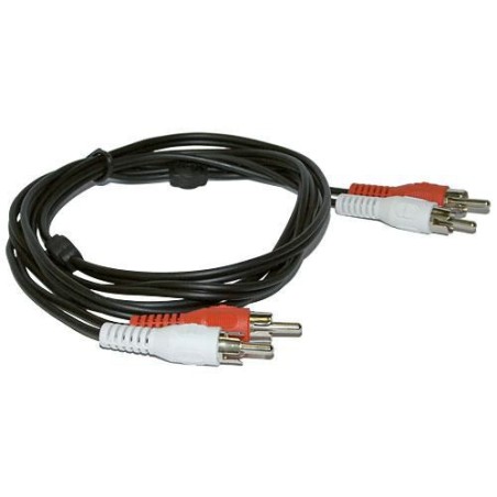 MicroConnect Stereo RCA Cable 5 meter - Høj kvalitets lydforbindelse (Varenr. AUDCC5)