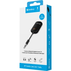 Opgrader Din Lydoplevelse med Sandberg Bluetooth Audio Link 2in1 TxRx – Varenr. 450-12