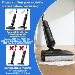 Fixbetter børsterulle og HEPA-filter til Dreame H15 Pro / H15 Mix / H12 Pro FlexReach – 5 dele