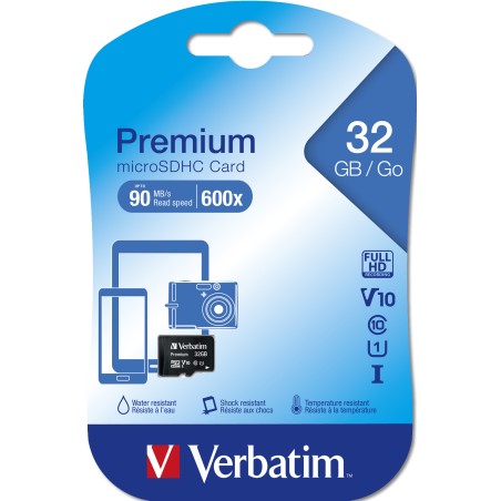 Verbatim 32 GB SD Micro (SDHC) Class 10