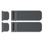 Contour Keyboard Risers Red Contour Keyboard Risers Red