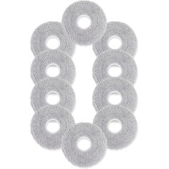 Dreame Mikrofibermoppeklude – 10 stk. vaskbare tørrepuder til L10s/L20/X40/X50/L40/L50 Ultra og Xiaomi X20