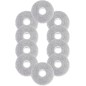 Kompatible mikrofibermoppeklude til Dreame, Xiaomi og Mova – 10 stk. vaskbare moppepuder Kompatible mikrofibermoppeklude til Dreame, Xiaomi og Mova – 10 stk. vaskbare moppepuder