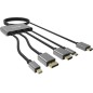 Sandberg All-In-1 Display Adapter Hub Sandberg All-In-1 Display Adapter Hub