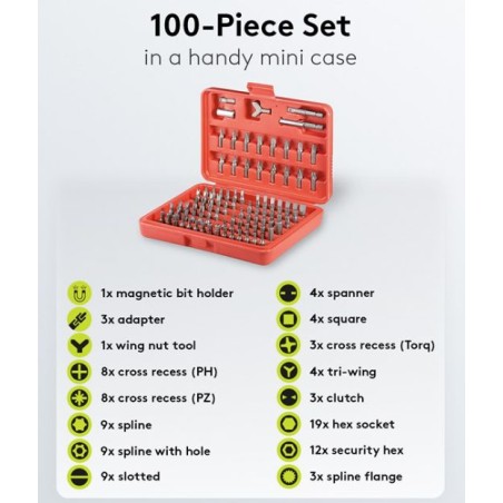 MicroConnect 100 pcs Bit set