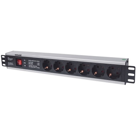 Intellinet 19" 15U Rackmount 6-Output | Kvalitets racksystem - Producentvarenr. 713962