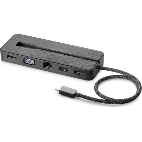HP USB-C Mini Dock 1PM64AA - Kompakt og Effektiv Dockingstation til Din Bærbare