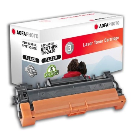 AgfaPhoto Toner Black - APTBTN2420E: Høj Kvalitet, Skarp Udskrivning