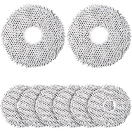 Alloytool 8 stk. mikrofiber moppeklude til Xiaomi X10/X20 og Dreame L10s/L20 Ultra robotstøvsuger