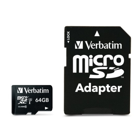 Verbatim 64 GB PRO microSDHC U3 (47042) - Hurtig, Pålidelig, Høj Ydeevne