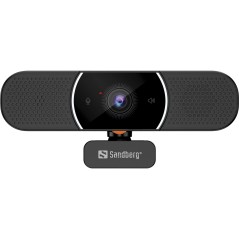 Sandberg All-in-1 Webcam 2K HD - Skarpe Videoopkald og Avancerede Funktioner - 134-37