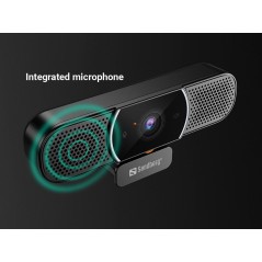 Sandberg All-in-1 Webcam 2K HD - Skarpe Videoopkald og Avancerede Funktioner - 134-37