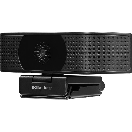 Sandberg USB Webcam Pro Elite 4K UHD – Professionelt Webcam med Krystalklar Billedkvalitet | Varenummer: 134-28